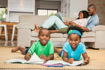 Reading as a family