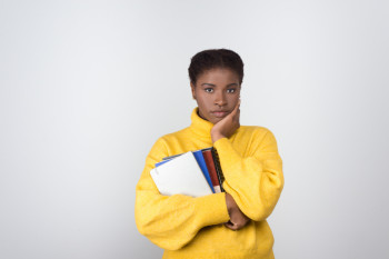 smart teen thinking